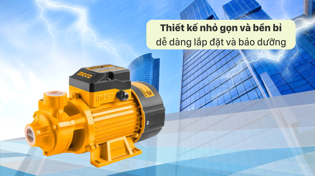 Máy bơm nước đẩy cao Ingco VPM3708 370W