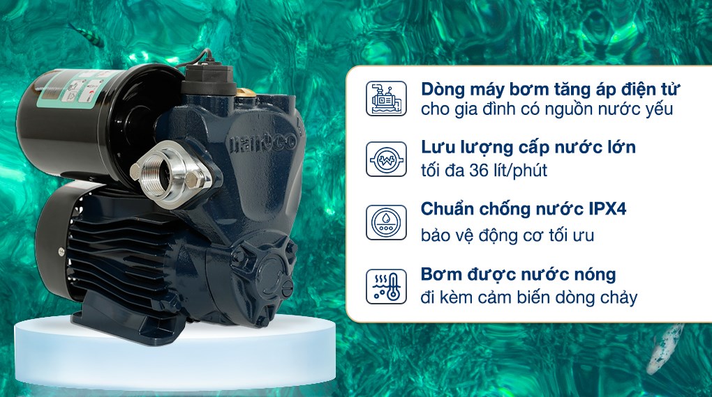 Máy bơm nước tăng áp điện tử Nanoco NSP200-A