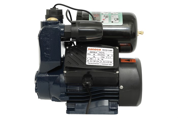 Máy bơm nước tăng áp điện tử Nanoco NSP300-A Màu Xanh Dương