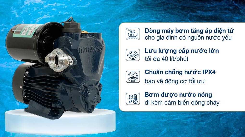 Máy bơm nước tăng áp điện tử Nanoco NSP400-A