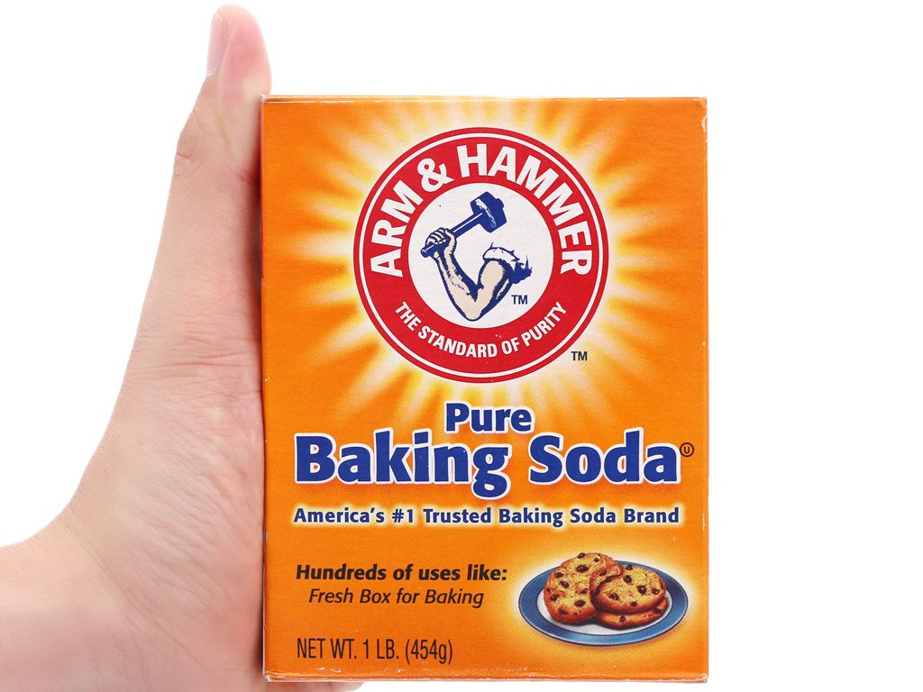 Bột nổi baking soda Arm & Hammer hộp 454g 6