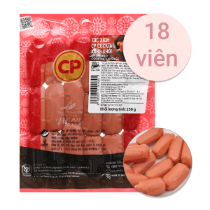 Xúc xích cocktail xông khói C.P gói 250g