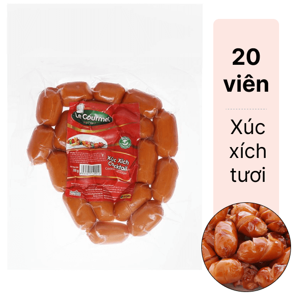 Xúc xích Cocktail Le Gourmet gói 200g