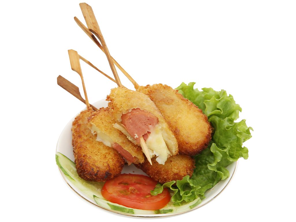 Xúc xích phô mai vị Hàn Quốc Hoa Doanh gói 300g 6