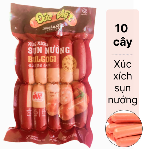 Xúc xích sụn nướng Bulgogi Đức Việt 450g