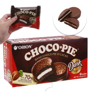 Bánh Choco-pie Dark vị ca cao hộp 180g (6 cái)