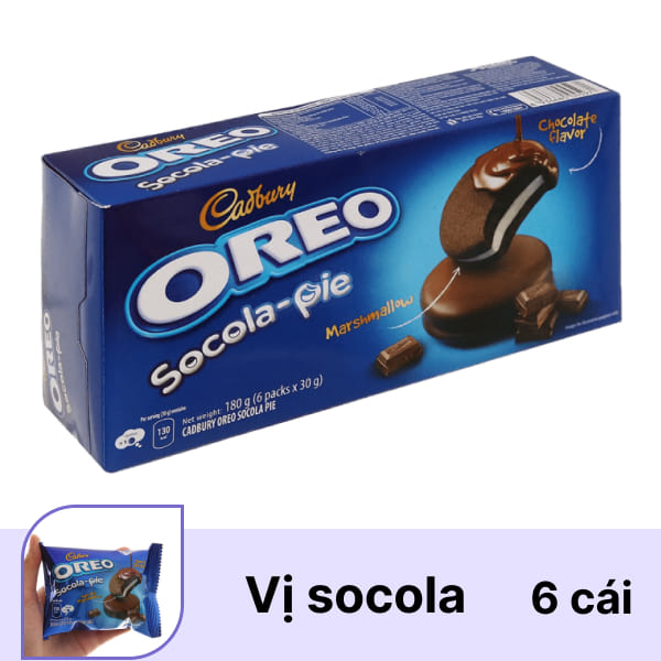 Bánh Oreo Cadbury socola 180g