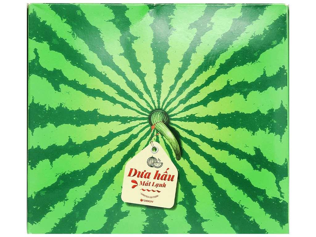 Bánh Choco-pie vị dưa hấu hộp 336g (12 cái) 4