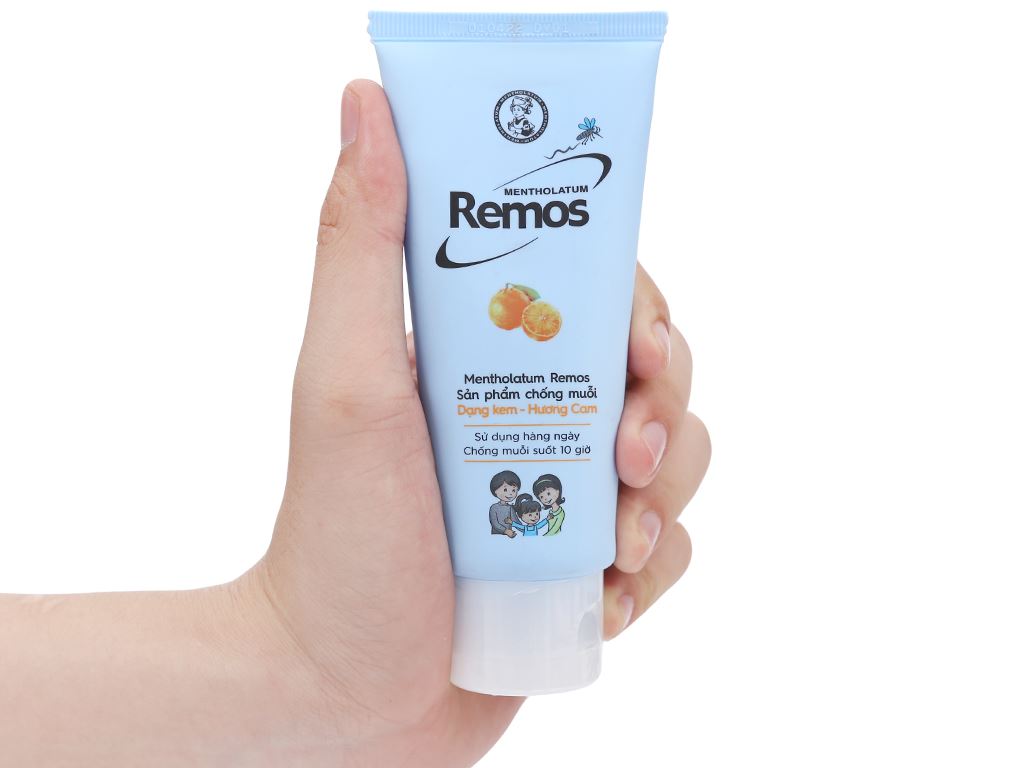 Kem chống muỗi Remos hương cam 70g 5