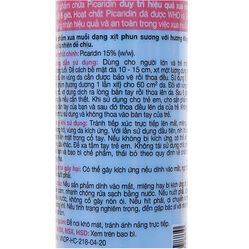 Xịt chống muỗi Remos Baby Spray 60 ml hương khuynh diệp (từ 6 tháng) 4