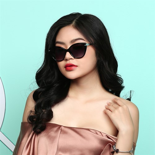 Mắt kính thời trang Nữ Guess GU7658_56_01C Màu Đen - Bạc