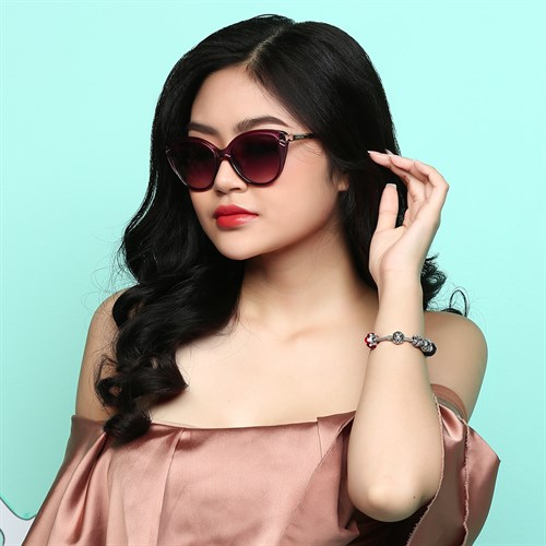 Mắt kính thời trang Nữ Guess GU7658_56_81Z Màu Đỏ