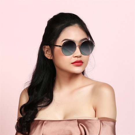 Mắt kính thời trang Nữ Guess GU7559S_60_10C Màu Bạc