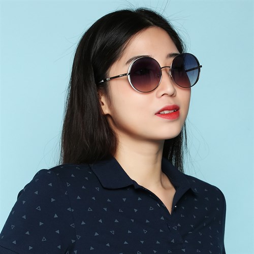 Mắt kính thời trang Nữ Guess GU7606_57_20C Màu Trắng - Bạc