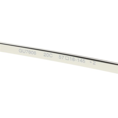 Mắt kính thời trang Nữ Guess GU7606_57_20C Màu Trắng - Bạc