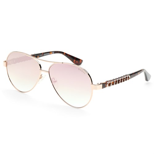 Mắt kính thời trang Nam Guess GU7518S_58_28G Màu Đen - Vàng