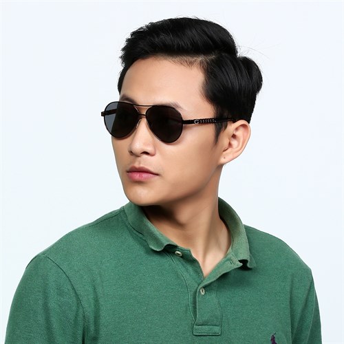 Mắt kính thời trang Nam Guess GU7518S_58_49G Màu Đen - nâu