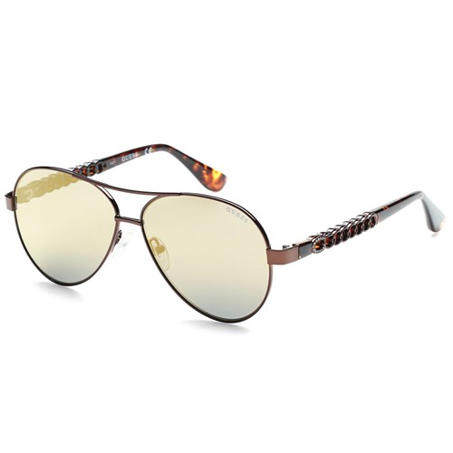 Mắt kính thời trang Nam Guess GU7518S_58_49G Màu Đen - nâu