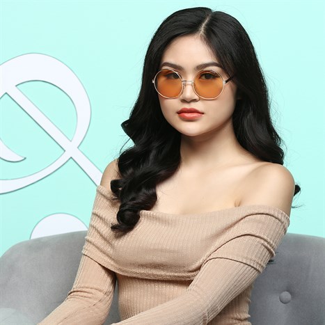 Mắt kính thời trang Unisex Polaroid PLD4052S_55_L7Q_HE Màu Vàng