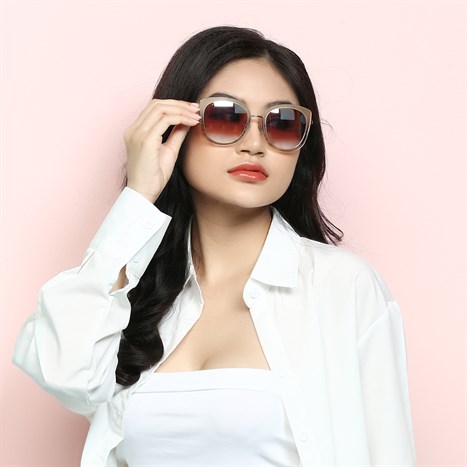 Mắt kính thời trang Nữ Jill Stuart JS20037_55_C02 Màu Hồng phấn