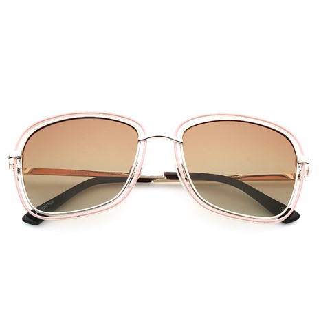 Mắt kính thời trang Nữ Jubilant J85015_55_GUN1 Màu Vàng