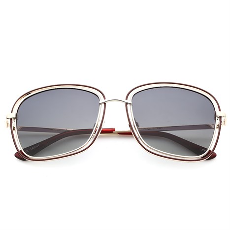 Mắt kính thời trang Nữ Jubilant J85015_55_GUN2 Màu Vàng