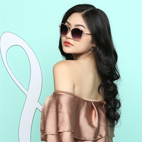 Mắt kính thời trang Nữ Jubilant J85017_57_GD-PK Màu Vàng