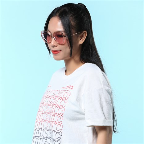 Mắt kính thời trang Nữ Jubilant J95021_59_C2 Màu Vàng Hồng