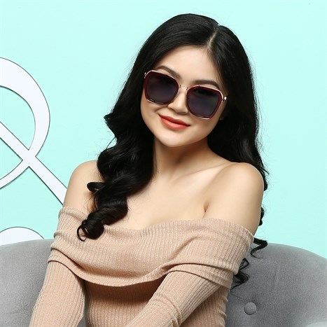 Mắt kính thời trang Nữ Jubilant J95023_55_C3 Màu Vàng đậm