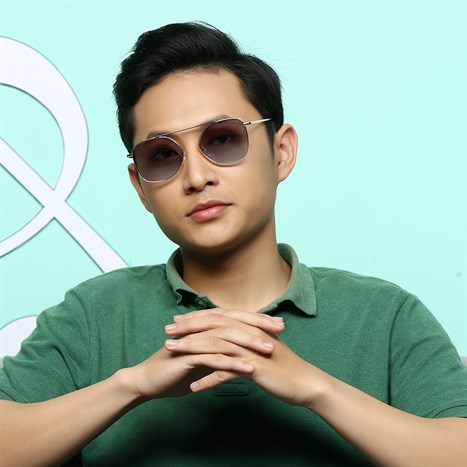 Mắt kính thời trang Nam Jubilant JS1775_57_C3 Màu Vàng