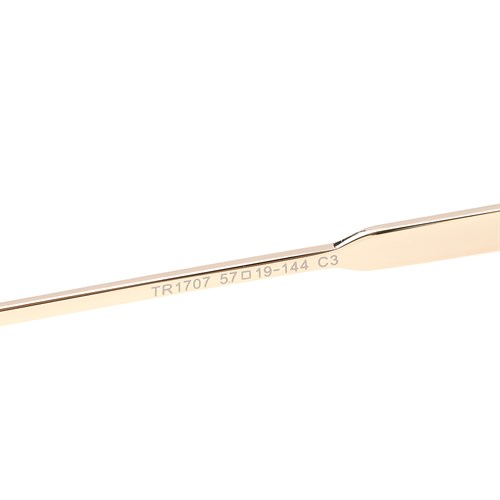 Mắt kính thời trang Nam Jubilant TR1707_57_C3 Màu Đen - Bạc