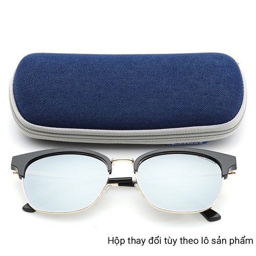 Mắt kính thời trang Nam Jubilant TR1707_57_C3 Màu Đen - Bạc