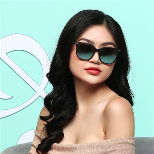 Mắt kính thời trang Unisex Jubilant TR1750_56_C3 Màu Đen - Bạc