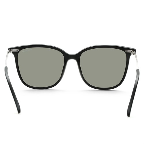 Mắt kính thời trang Unisex Jubilant TR1750_56_C3 Màu Đen - Bạc