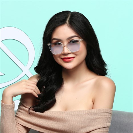 Mắt kính thời trang Unisex Jubilant TR1750_56_C6 Màu Vàng nhạt