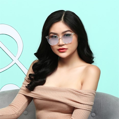 Mắt kính thời trang Unisex Jubilant TR1750_56_C6 Màu Vàng nhạt