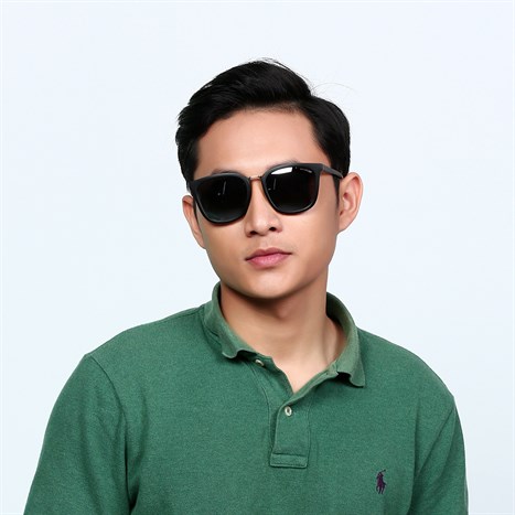 Mắt kính thời trang Unisex Jubilant TR1752_56_C4 Màu Đen