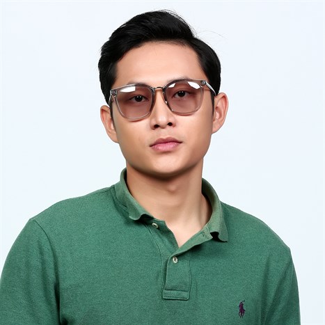 Mắt kính thời trang Unisex Jubilant TR1752_56_C6 Màu Xám đậm