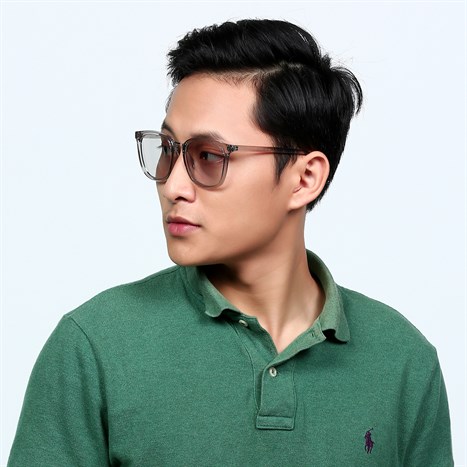 Mắt kính thời trang Unisex Jubilant TR1752_56_C6 Màu Xám đậm