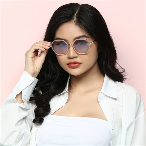 Mắt kính thời trang Nữ Jubilant TR1762_56_C5 Màu Hồng phấn