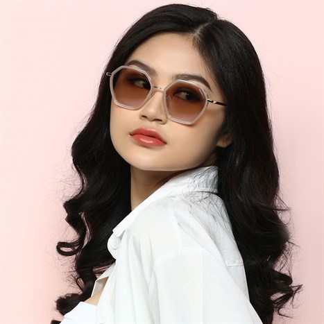 Mắt kính thời trang Nữ Jubilant TR1762_56_C5 Màu Hồng phấn