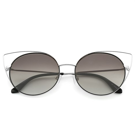 Mắt kính thời trang Nữ Jubilant J85006_53_BLK-S Màu Đen - Bạc