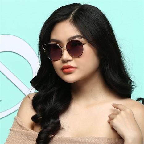 Mắt kính thời trang Nữ Jubilant J85007_52_BLK Màu Vàng