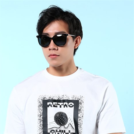 Mắt kính thời trang Unisex Polaroid PLD4076FS_58_807_M9 Màu Đen - Vàng