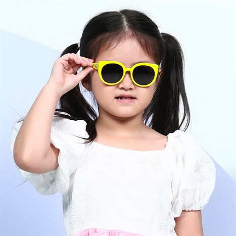 Mắt kính thời trang Trẻ em Kitten T1876-C8 Màu Vàng