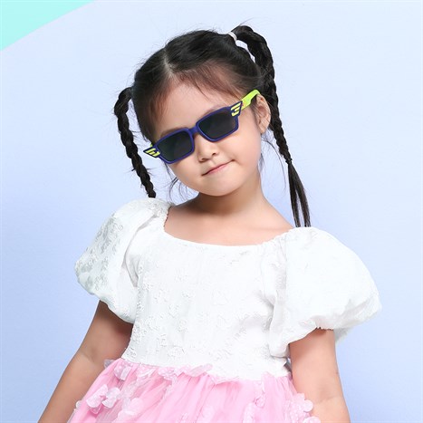 Mắt kính thời trang Trẻ em Kitten 1923-C7 Màu Xanh dương đậm