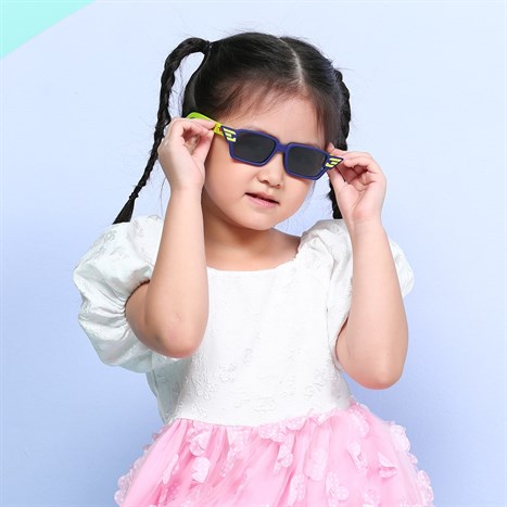 Mắt kính thời trang Trẻ em Kitten 1923-C7 Màu Xanh dương đậm