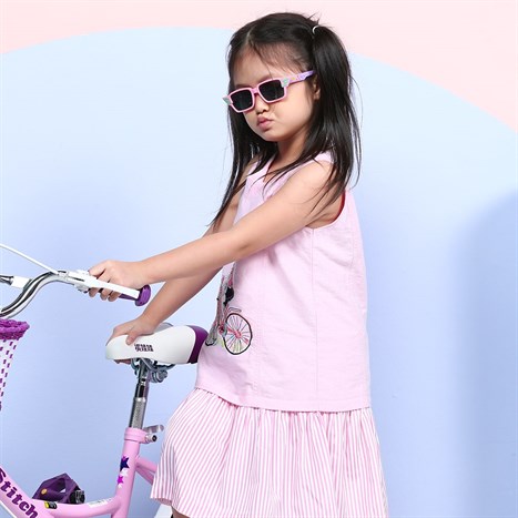 Mắt kính thời trang Trẻ em Kitten 1923-C6 Màu Hồng phấn