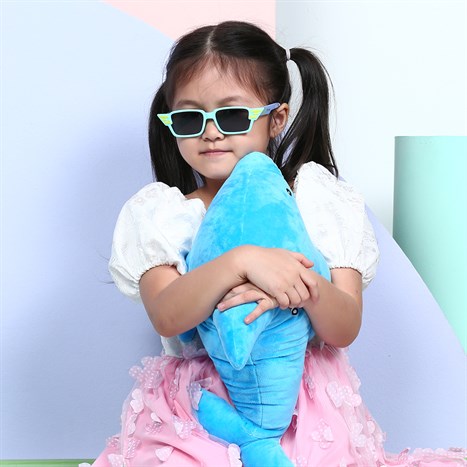 Mắt kính thời trang Trẻ em Kitten 1923-C11 Màu Xanh Dương