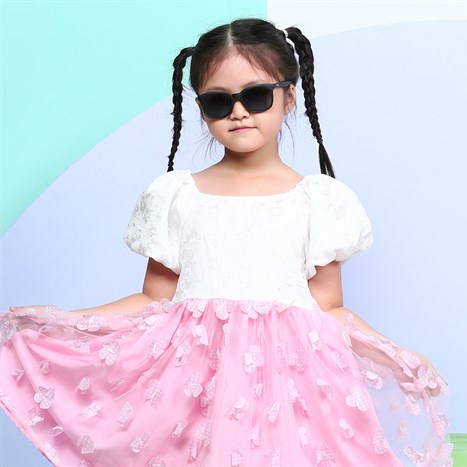 Mắt kính thời trang Trẻ em Kitten 11001-C14 Màu Đen